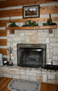 Wood Burning Fireplace