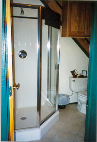 Master bath with oversized shower